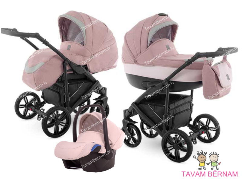 Camarelo Baleo 3-1 Ba-pink (gaiši roza) bernu rati 